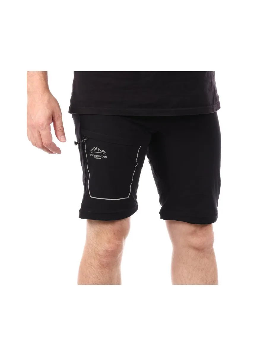 Pantalon en Toile Noir Homme Best Mountain 402 5