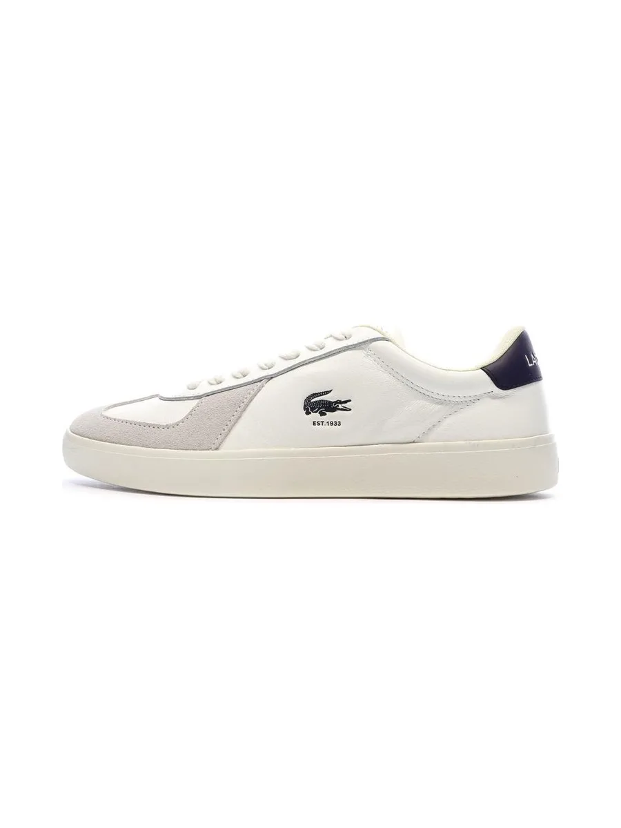 Baskets Blanches/Marine Homme Lacoste Baseshot Pro 225 2