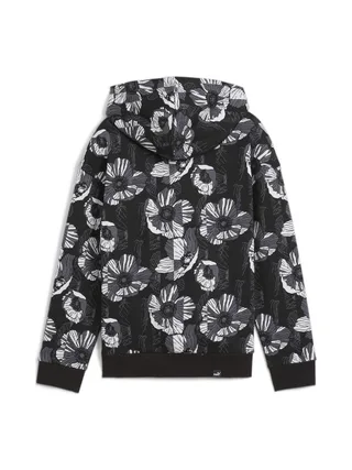Sweat à Capuche Noir/Gris Fille Puma Ess+ Class 2