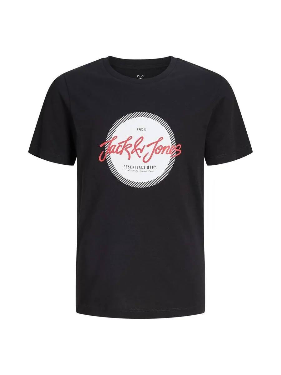 T-Shirt Noir Garçon Jack & Jones Hurban 2
