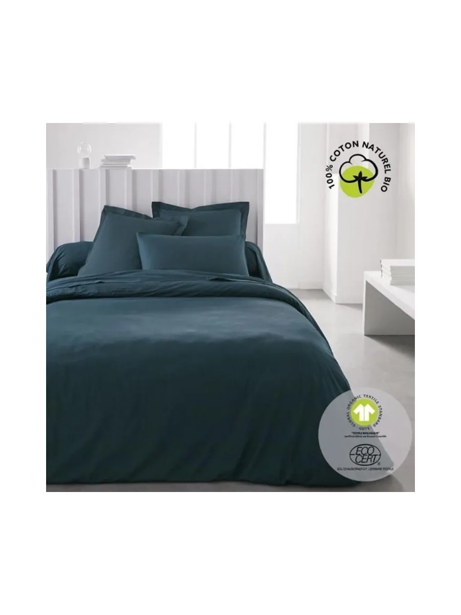 Housse de Couette Bleu Canard Today 240x220 3