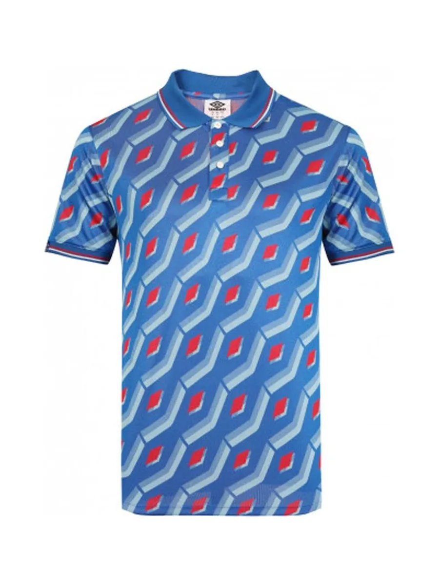 Polo Bleu Homme Umbro Regale 2