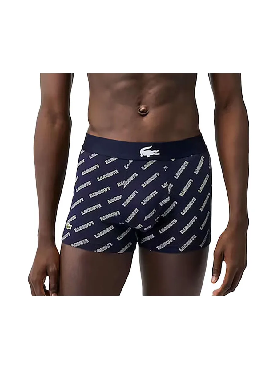 x3 Boxers Marine/Gris/Bleu Homme Lacoste 5H1774 3