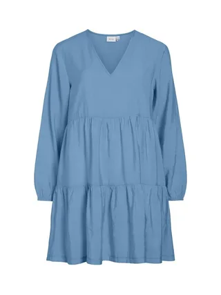Robe Bleu Femme Vila Nopa 1