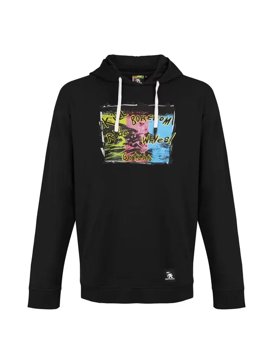 Sweat à Capuche Noir Homme Gotcha Wet 2