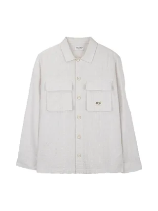 Chemise Ecru Homme Teddy Smith Justo 1