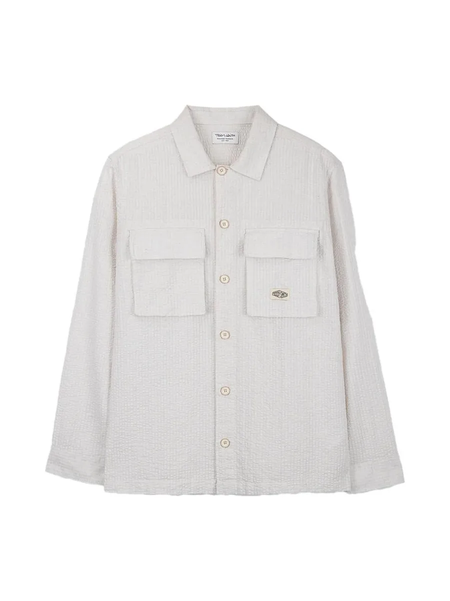 Chemise Ecru Homme Teddy Smith Justo 2