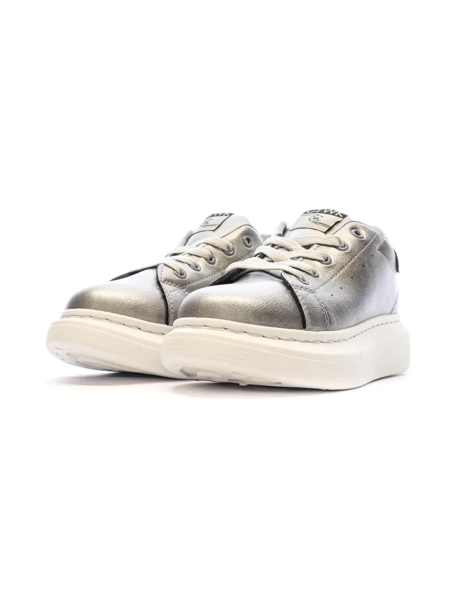 Baskets Argent Femme Chattawak HAWAI 6