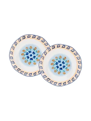 Plateau de service NAPOLI Ø30cm - 2 pièces - Agrume 1