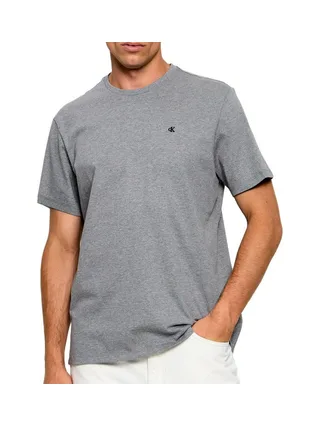 T-Shirt Gris Homme Calvin Klein Jeans Classic Monogram 1