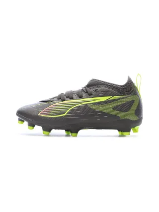 Chaussures de Foot Gris/Jaune Junior Puma Ultra 5 Match FG/AG 1