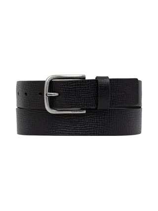 Ceinture Noir Homme Calvin Klein Round Buckle 35mm - T 2