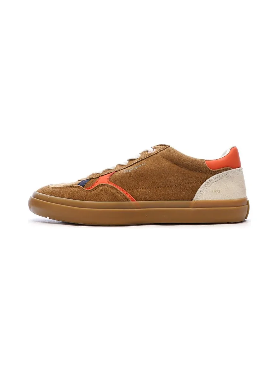 Baskets Marron Homme Pepe jeans Travis City 2
