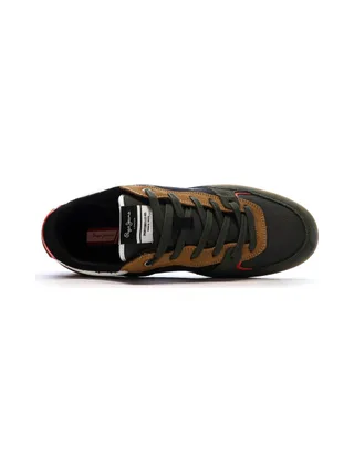 Baskets Kaki/Camel Homme Pepe jeans Kore Skate 4