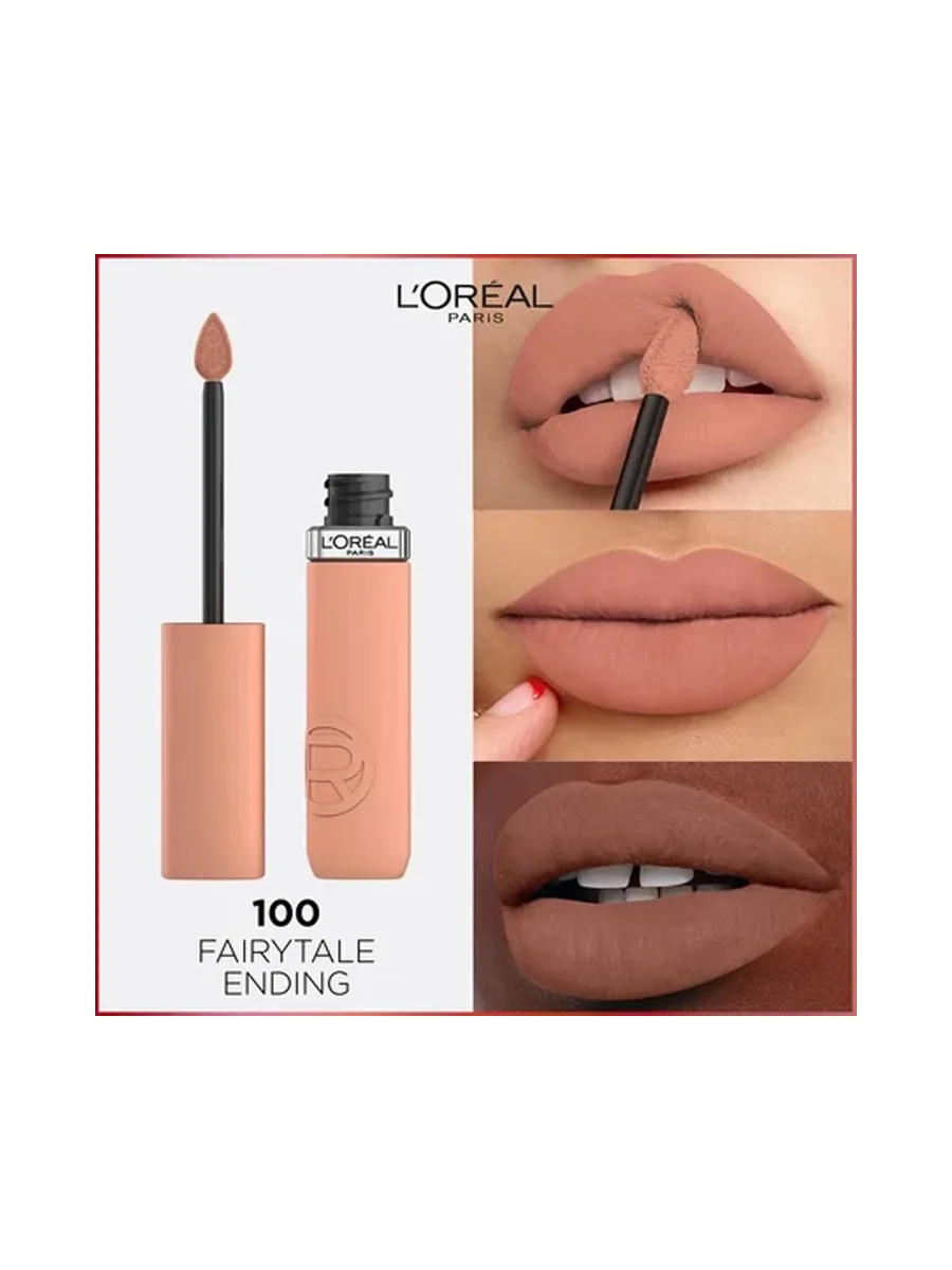 Rouge à Lèvres Liquide L'Oréal Paris 100 Fairytale Ending 3