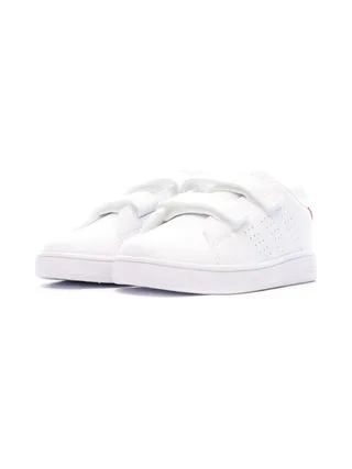 Baskets Blanc/Rose Bébé/Fille Adidas Advantage Cf 6