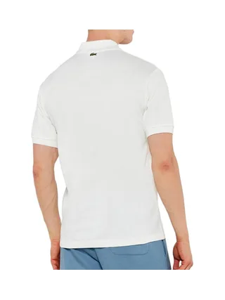 Polo Blanc Cassé Homme Lacoste L1212 Printed 2