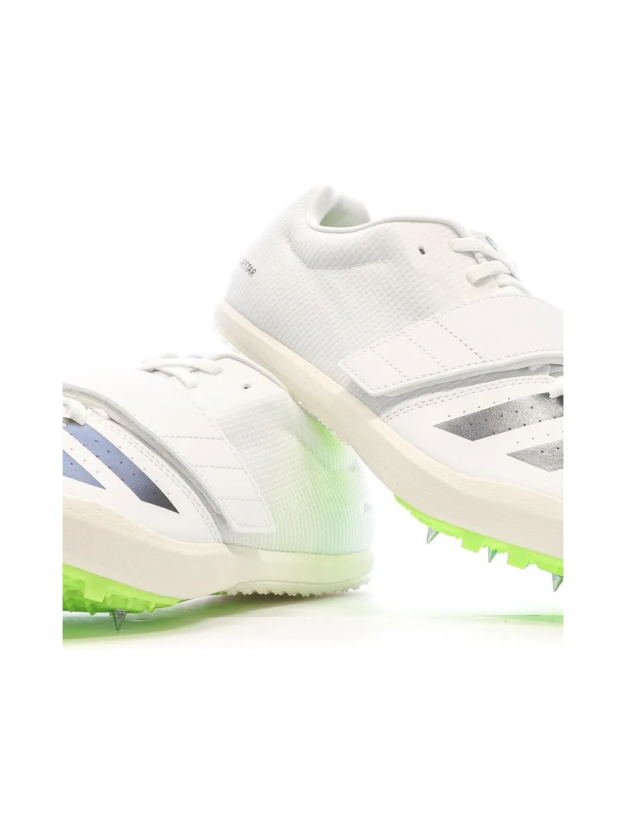 Chaussures d'Athlétisme Blanches Homme Adidas Jumpstar 8