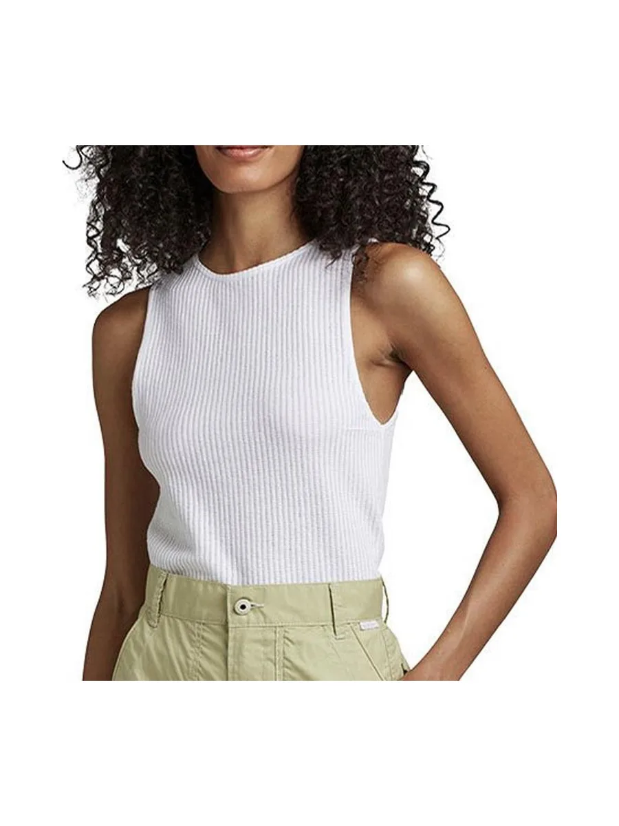 Débardeur Blanc Femme G-Star Raw D23093 2