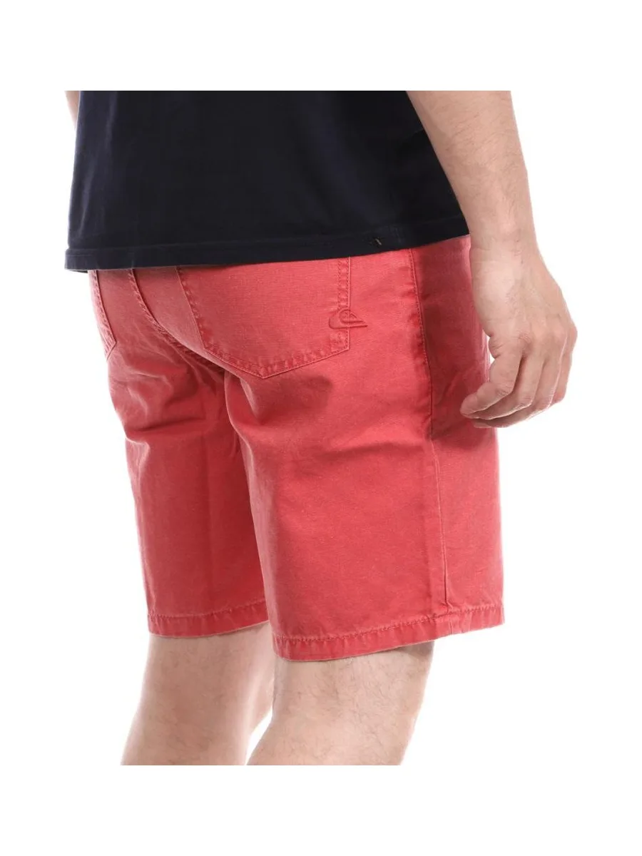 Short Rouge Délavé Homme Quiksilver Les Dunes 3