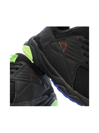 Baskets Noires/Bleu/Vert Garçon Kappa San Puerto 7