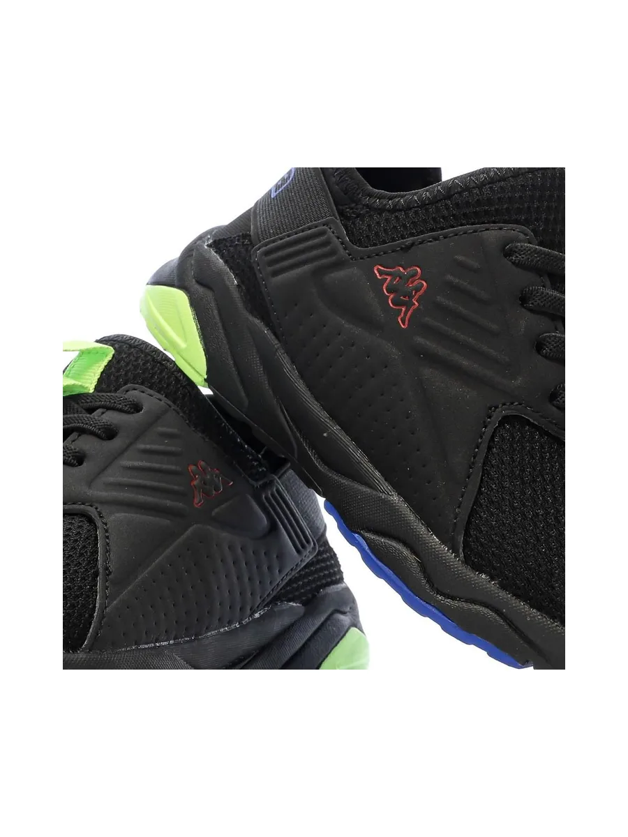 Baskets Noires/Bleu/Vert Garçon Kappa San Puerto 8