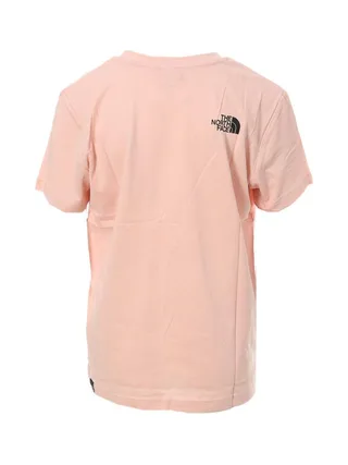 T-shirt Rose Garçon The North Face Split Box 2