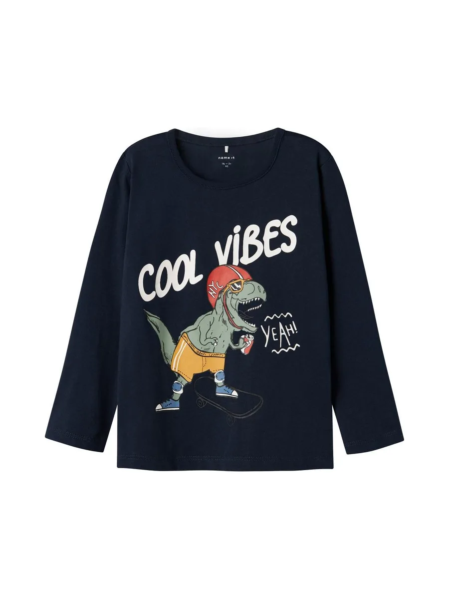 T-Shirt Manches Longues Marine Garçon Name it Plasse 2