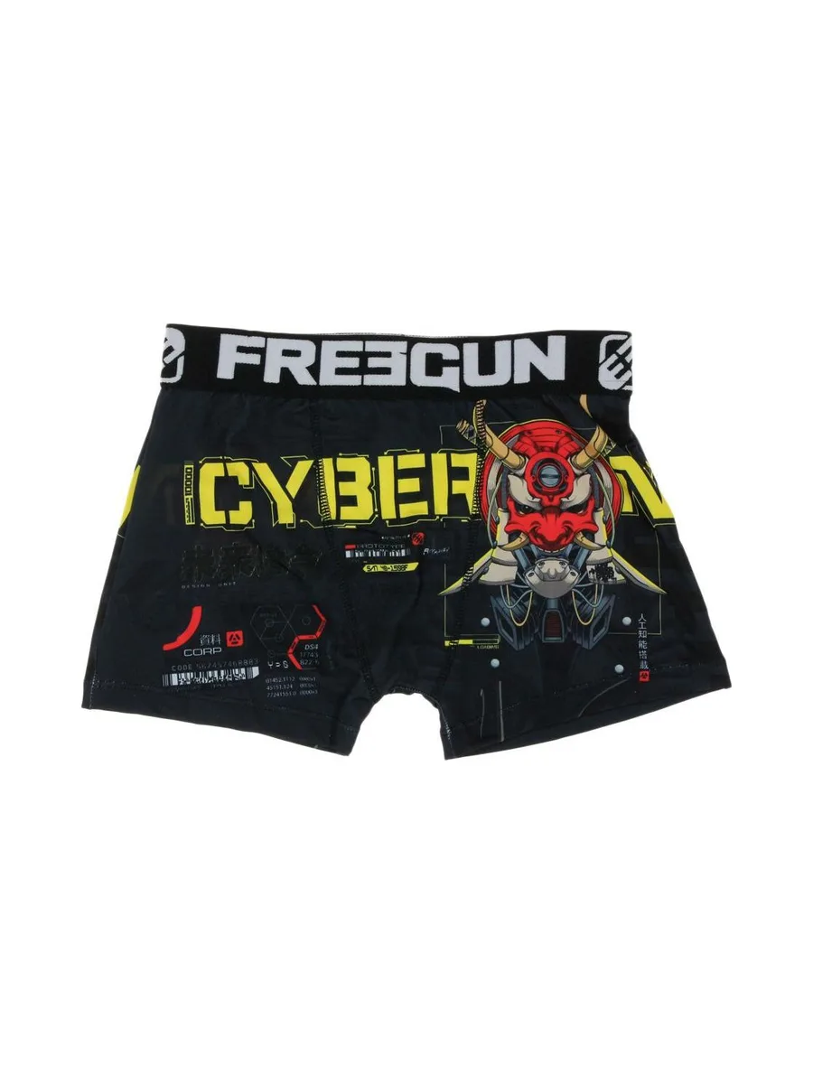 Boxer Noir/Gris Garçon Freegun GOG 2