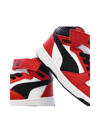 Baskets Rouges/Noires/Blanches Garçon Puma 7