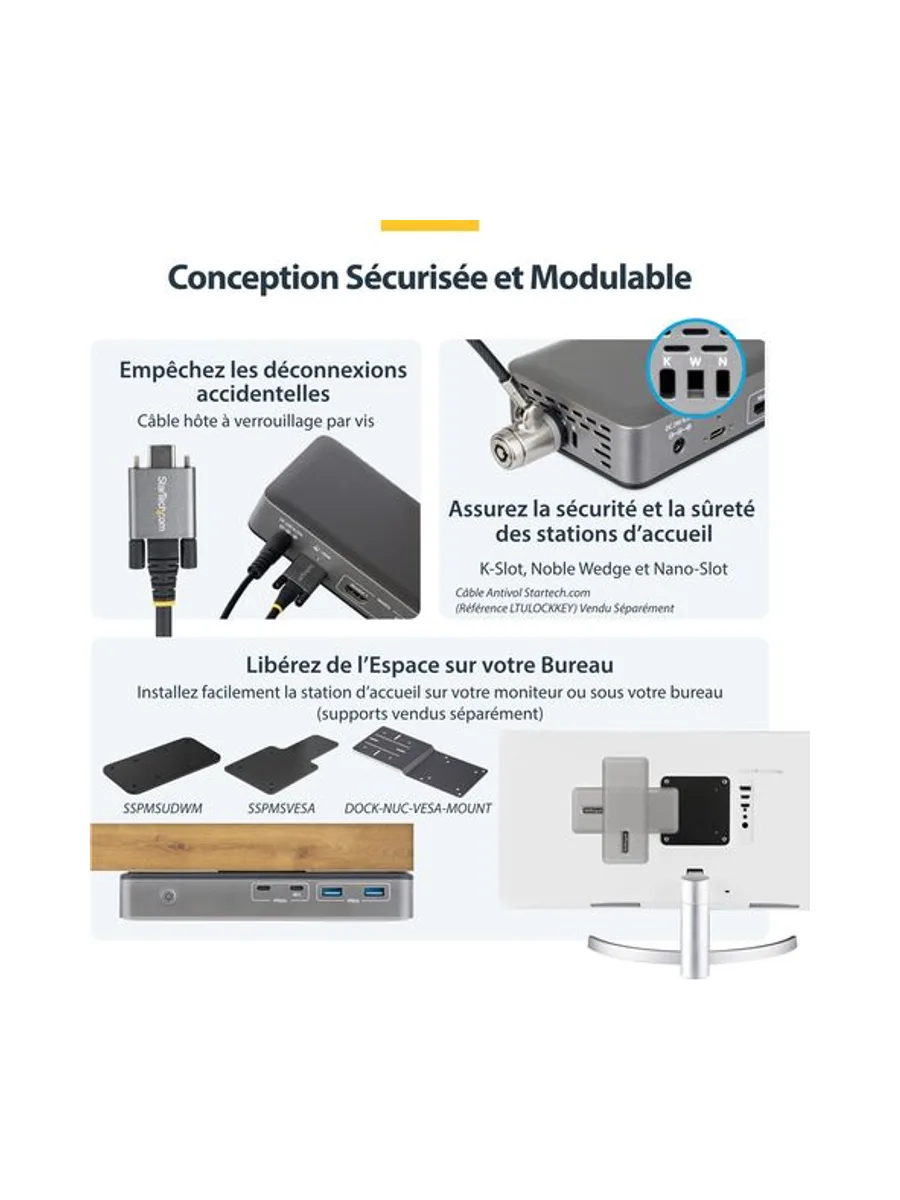 StarTech.com 196UE-USBC-DOCK laptop dock/port replicator 10