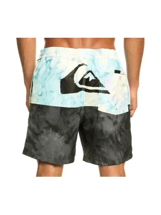 Maillot de bain Noir/Bleu Homme Quiksilver Butt Logo 2