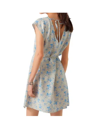 Robe Beige/Bleu Femme Vero Moda 10296346 2