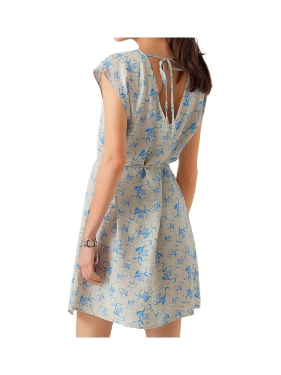 Robe Beige/Bleu Femme Vero Moda 10296346 3