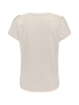 T-Shirt Beige Femme Only Rabi 2