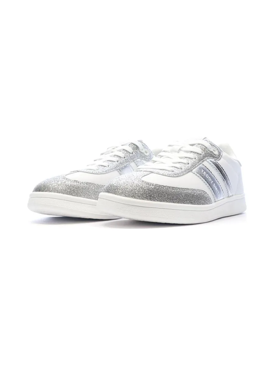 Baskets Blanches/Silver Femme Teddy Smith Plata 7