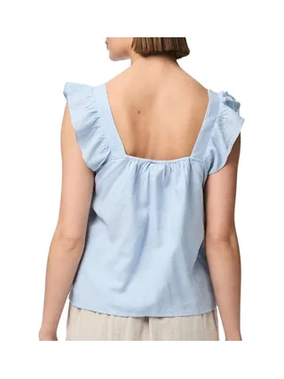 Débardeur Bleu Femme Pieces Pia 2