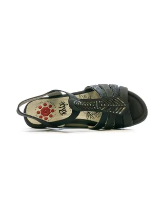 Sandales Noir Femme Relife Jolivia 4