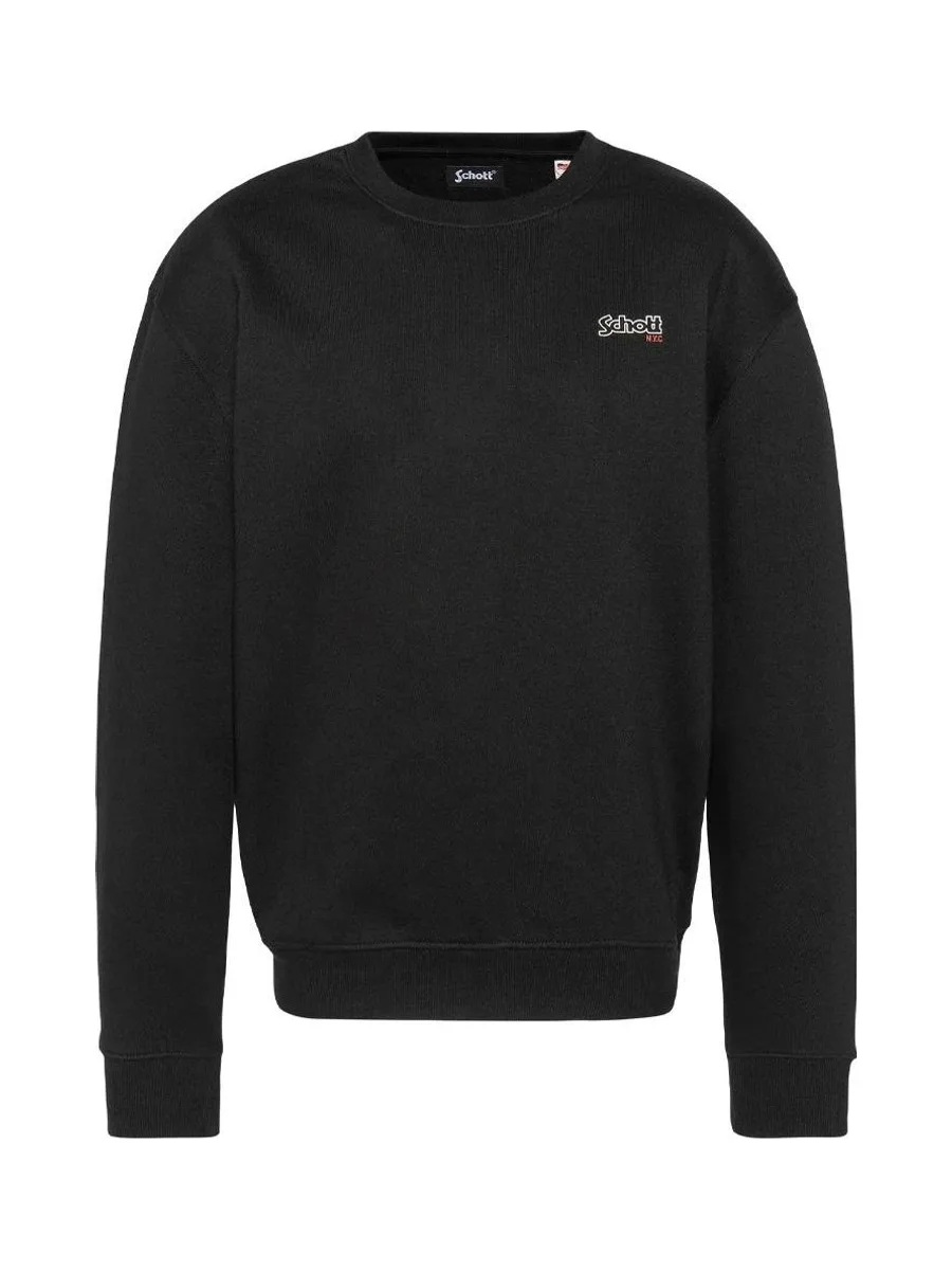 Sweat Noir Homme Schott Sweat Petit 2
