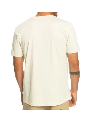 T-Shirt Blanc Homme Quiksilver Surfadelicastri 2