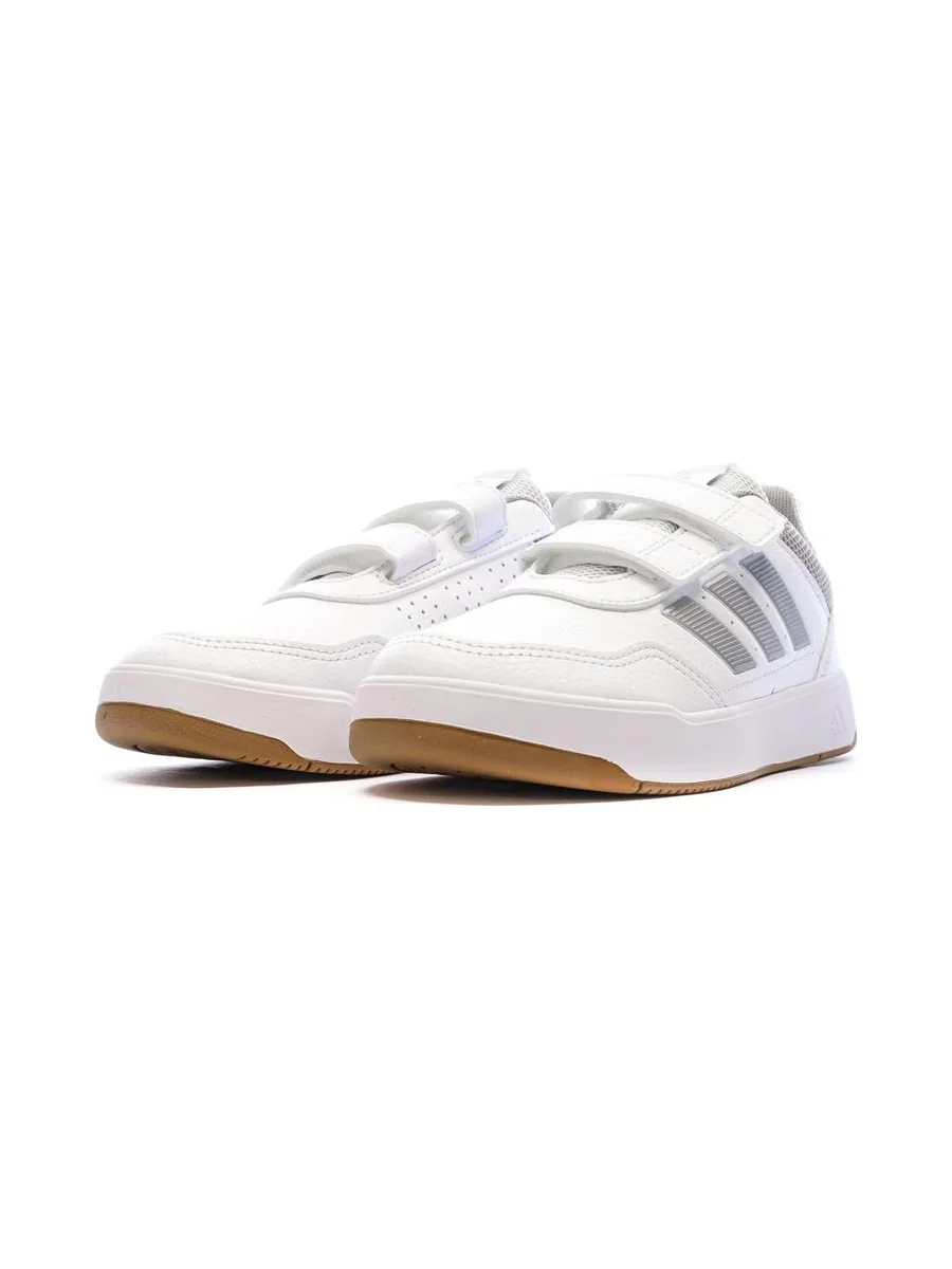 Baskets Blanc/Gris Enfant Adidas Tensaur KJ9771 7