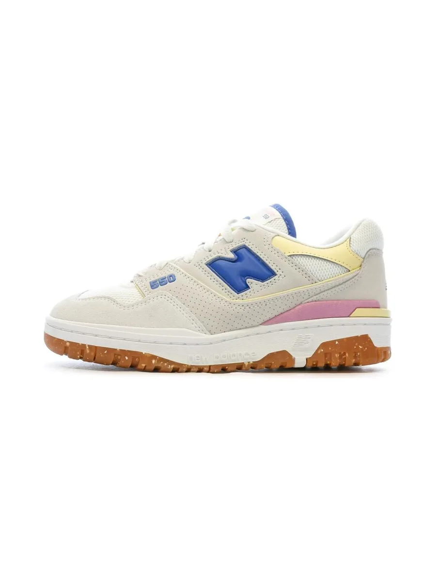 Baskets Beige/Bleu Femme New Balance Bb550 2