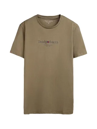 T-shirt Kaki Clair Homme Teddy Smith 11017024D0 1