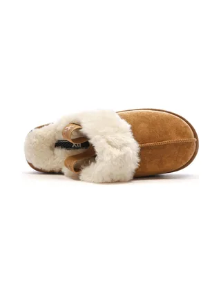 Sabots fourrés à élastique Camel Femme Xti Microfiber 4