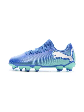 Chaussures de football Bleu Garçon Puma Future 7 Play FG/AG 1