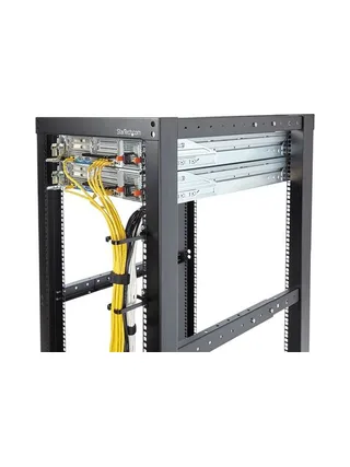1U Rack Cable Management D-Ring 4