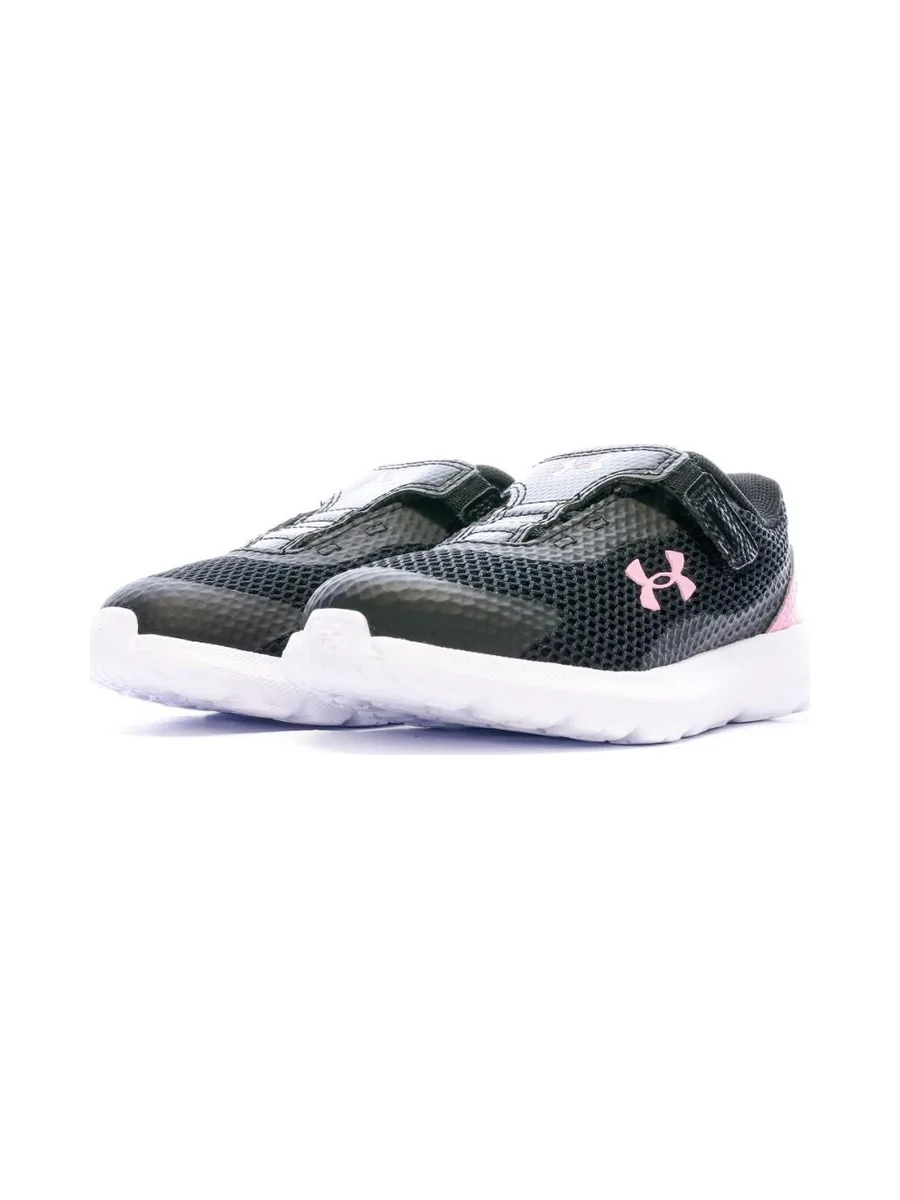 Baskets Noir/Rose Fille Under Armour Surge 3 7