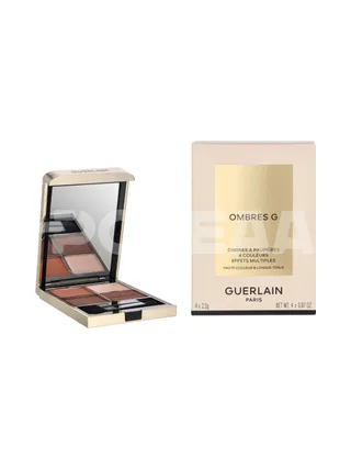 Guerlain Ombres G 4 Colors Eyeshadow Palette 8.8g - #910 Undressed Brown 1