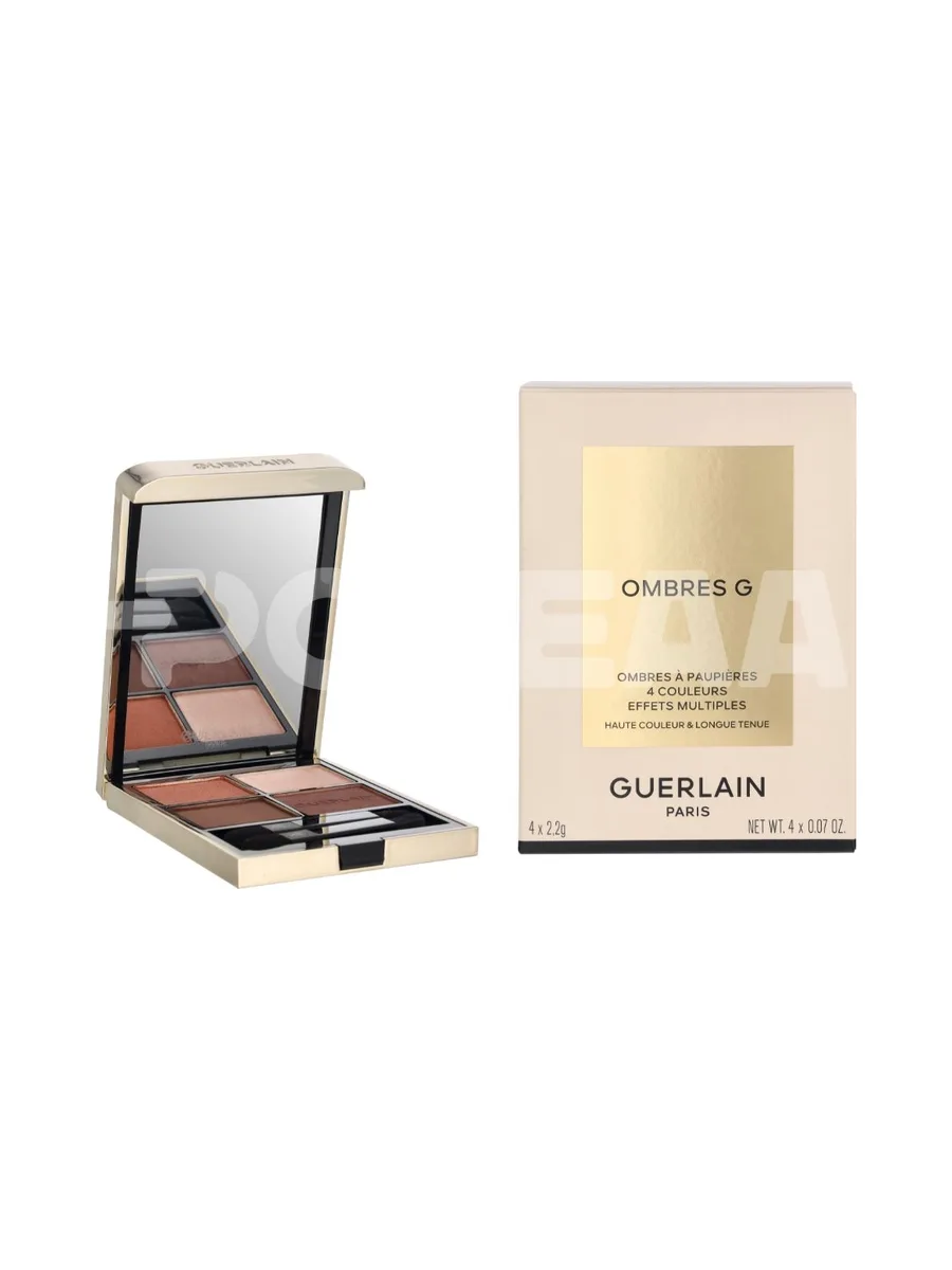 Guerlain Ombres G 4 Colors Eyeshadow Palette 8.8g - #910 Undressed Brown 1