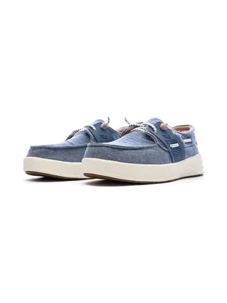 Chaussures bateau Bleu Femme TBS Cotton Canvas Argile 6